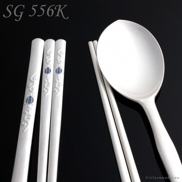 silver spoons and chopsticks