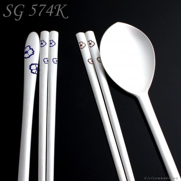 silver spoons and chopsticks